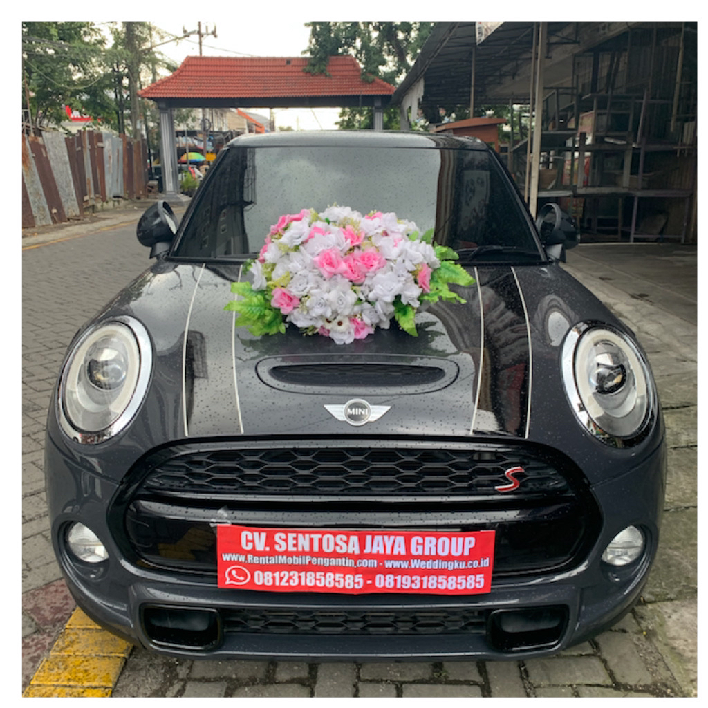 sewa mini cooper abu abu surabaya, sewa mobil minicooper abu abu wedding car surabaya