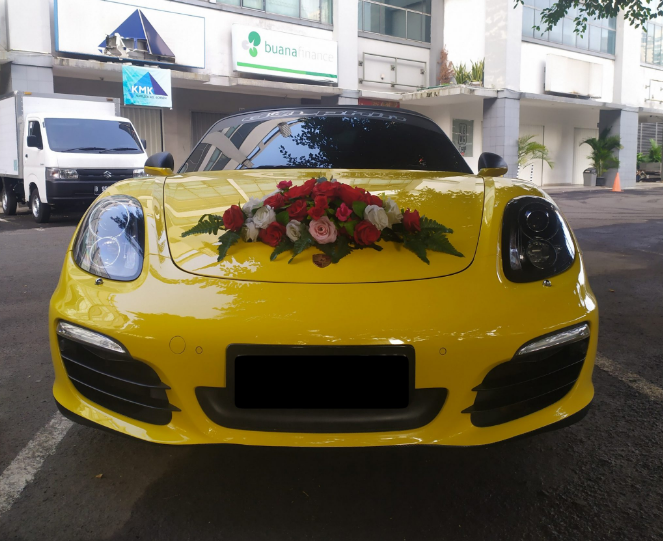 sewa porsche boxter surabaya, sewa mobil porsche boxter wedding car surabaya